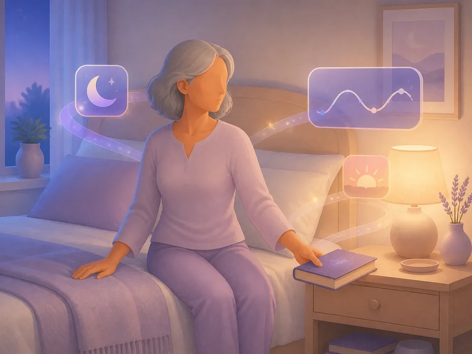 Faceless illustration of the sleep tracker scenario